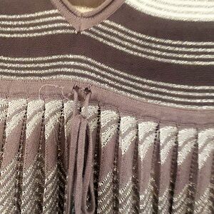 BCBGirls grey & white knit dress